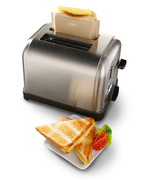 These bags that let you make grilled cheese in a toaster.