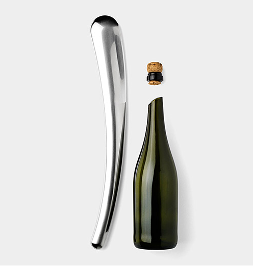 An official Champagne saber.
