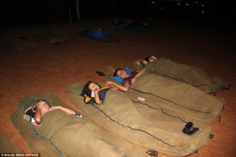 They 'treasured' their memories of the adventure, including sleeping  in the Red Centre region of the Australian outback