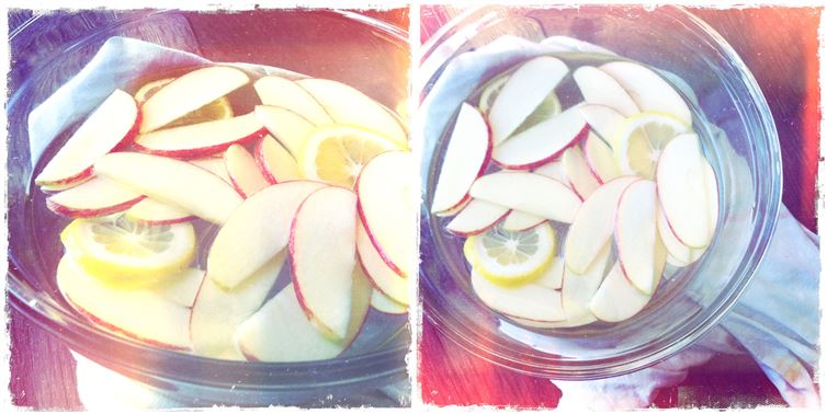  3.食物防腐：切完的蔬果可以直接浸泡在柠檬水里，这样可以防止这些蔬果便褐色。