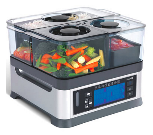 The Only Three Course Electric Steamer, $249.95.