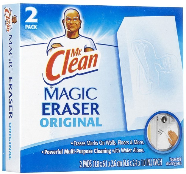 Remove even the most stubborn marks with these magic erasers.