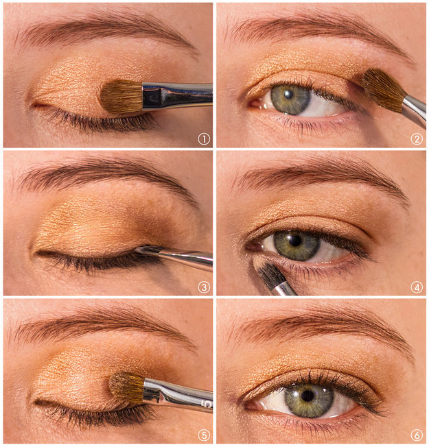 Not ready to fully commit to liner yet? Use your favorite shadow as a faux-liner so you can get used to a similar look.