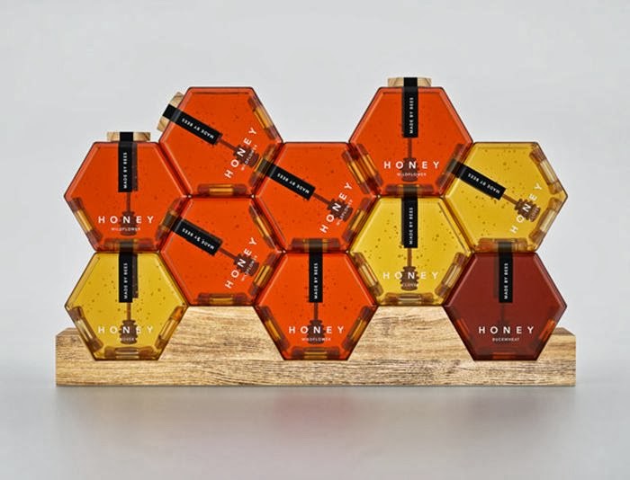 14. Hexagonal Honey Comb Packaging
