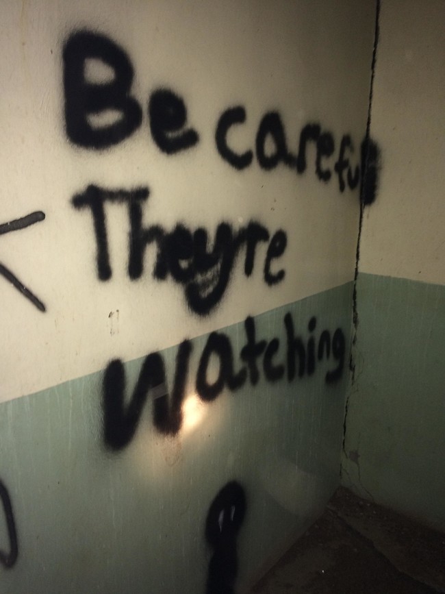 They found more graffiti inside, which some believe comes from the 1980s.