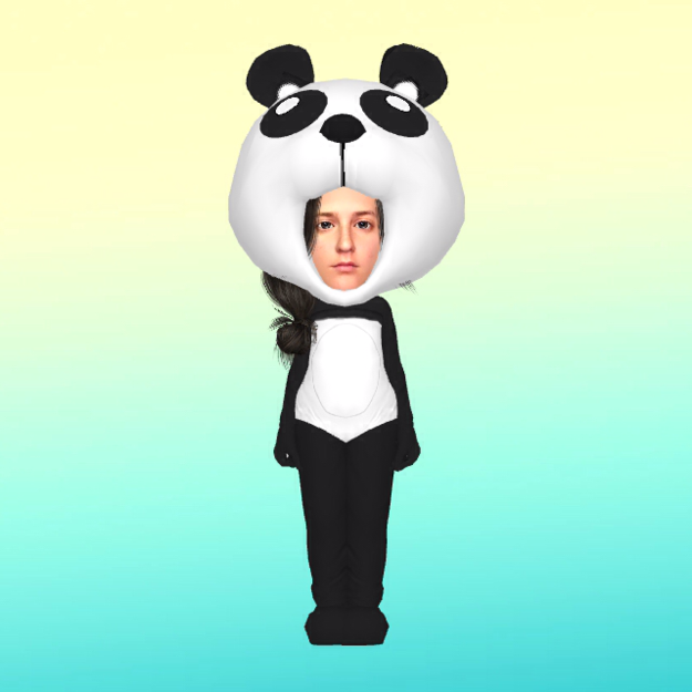 This is me as a panda.