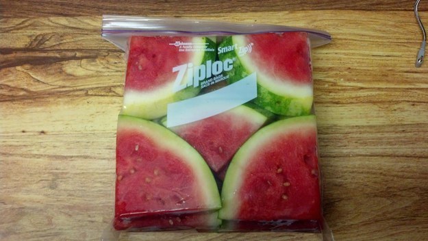 This stimulating bag of watermelon: