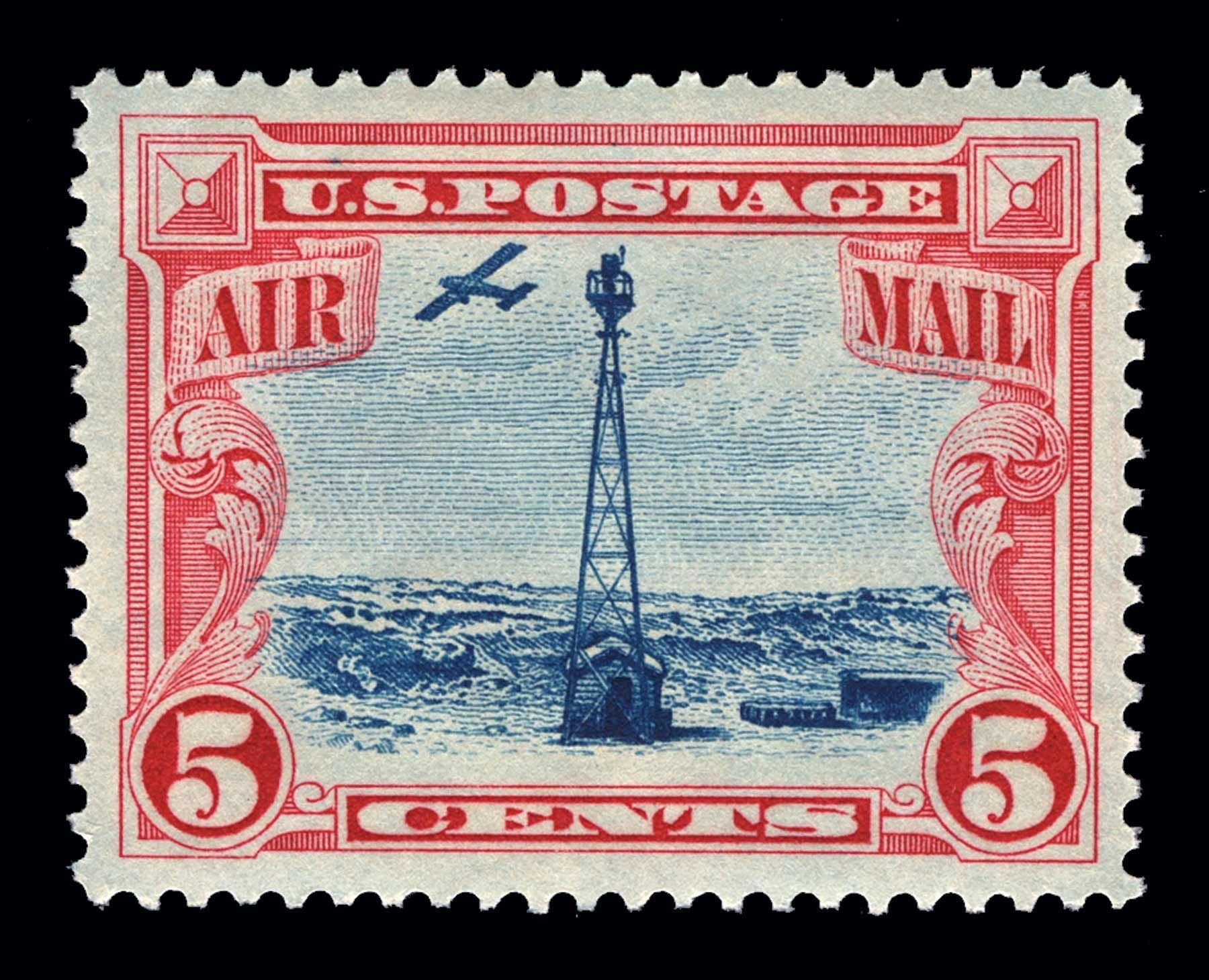 Here’s one on a stamp.