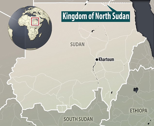 在聯繫埃及官方還有經過9656公里的旅途後，他終於來到了這片20萬公頃的土地，並將土地命名為「北蘇丹王國」(Kingdom of North Sudan) 然後插下旗幟。