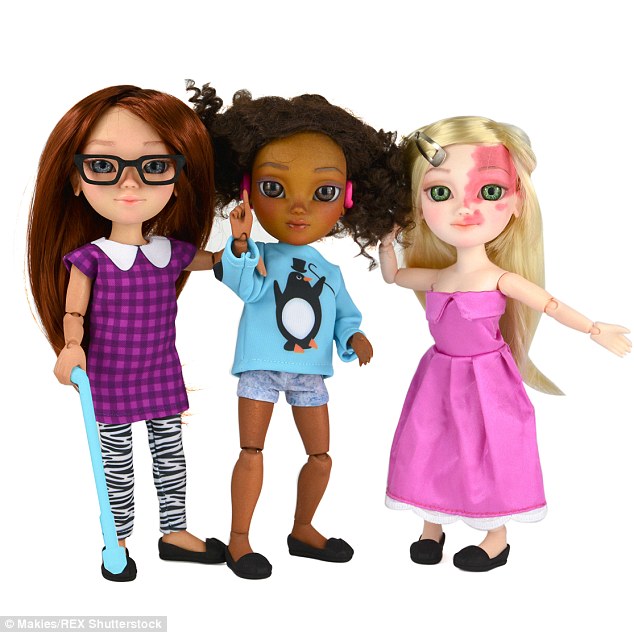 British toy manufacturer Makies have created a range of dolls with disabilities