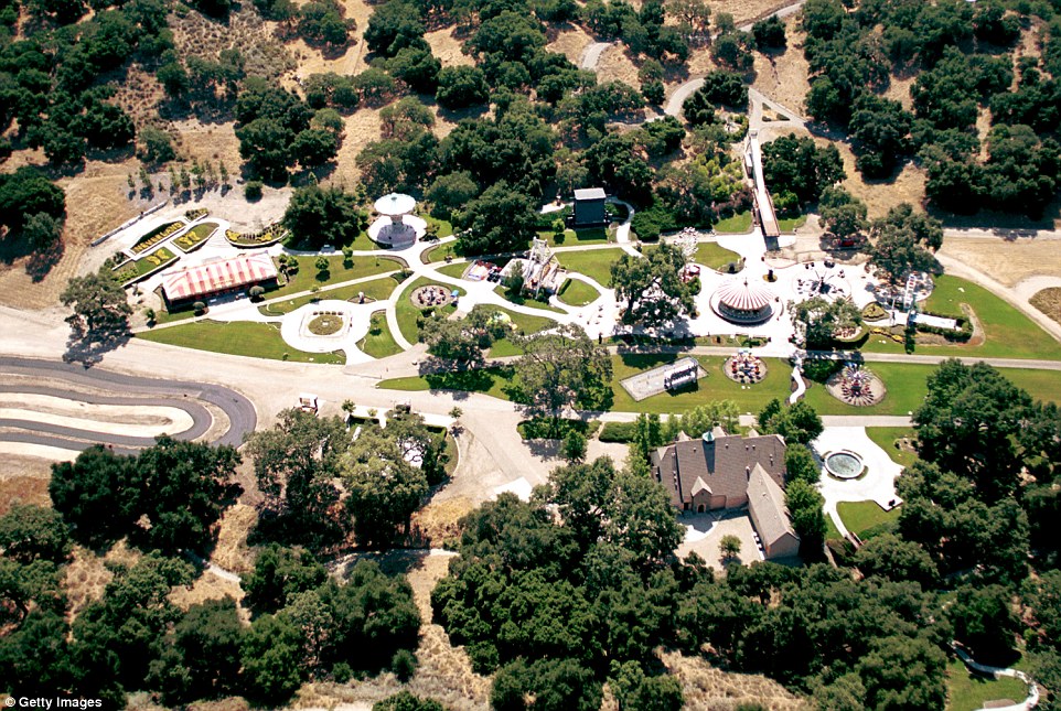 Not the same: Neverland (pictured 2001) now known as Sycamore Valley Ranch - which was its name prior to the star buying it in the Eighties
