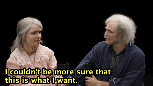 This Engaged Couple Got To See What They Would Look Like As They Get Old