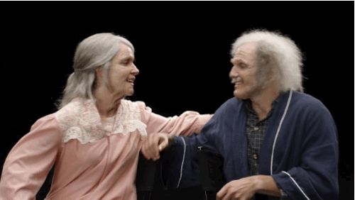 This Engaged Couple Got To See What They Would Look Like As They Get Old