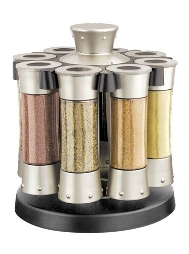 These spice holders that automatically measure out 1/4 teaspoon with each click.