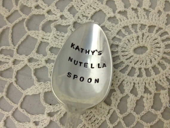 A designated Nutella spoon.