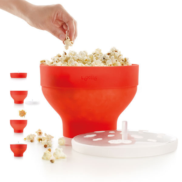 This bowl that lets you make microwave popcorn with just kernels and whatever flavors you like.