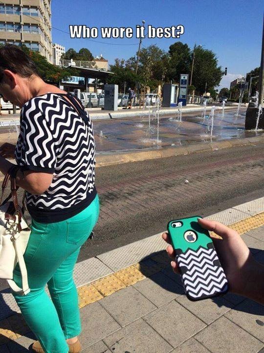 This trendsetting phone case.