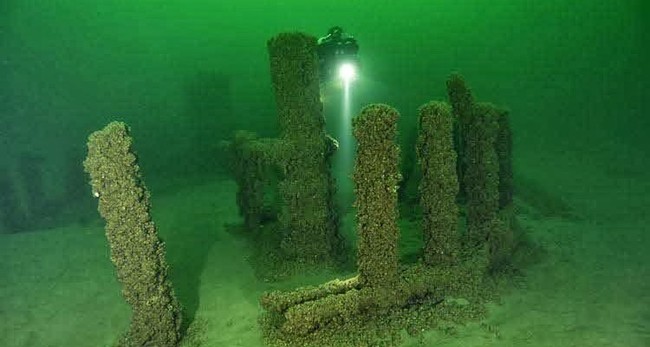 An Underwater Stonehenge