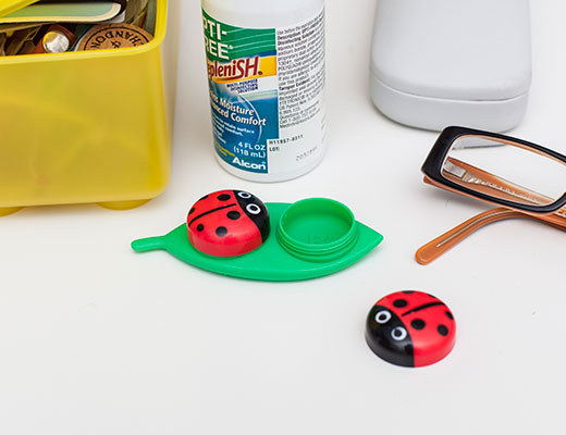Ladybug Contact Lens Holder