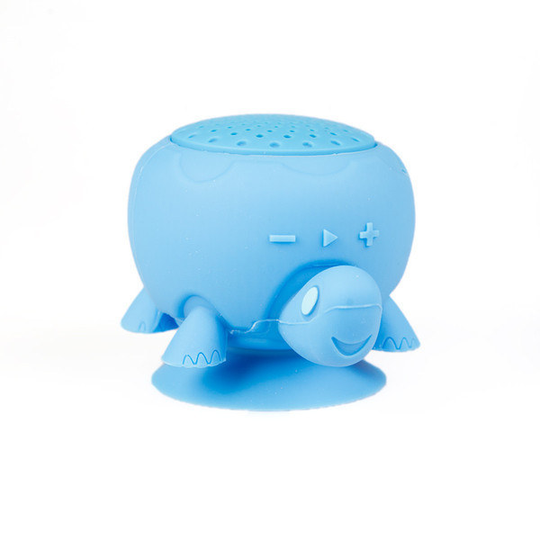 This turtle-shaped shower speaker that is too excited to jam out with you.
