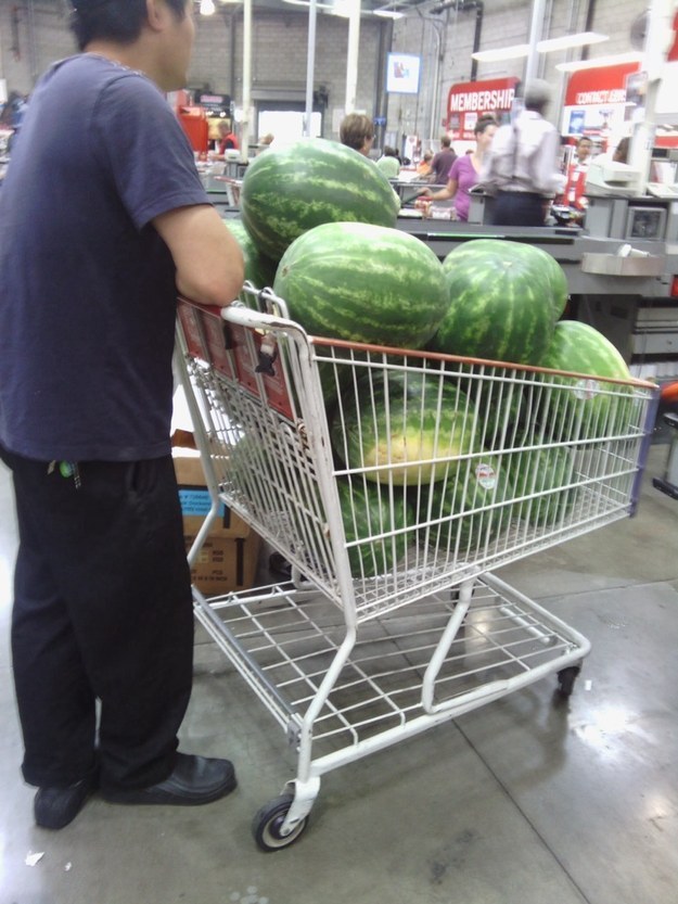 "If your dumbass stepdad buys 12 watermelons and that dumbass decides that he wants 11 instead, how many does his dumb ass need to get rid of?"