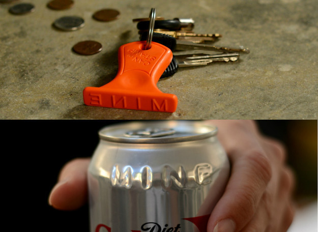 Never mix up your can of beer or soda again at a party — brand it with a can stamp.