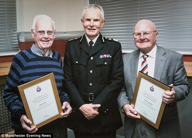 They have both received a commendation from the Chief Constable for their heroic actions