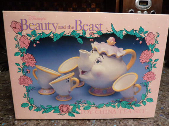 Beauty and the Beast Tea Set, $140