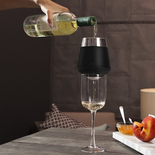 When you forget to chill and ~aerate~ your wine, this gadget will do it instantly.