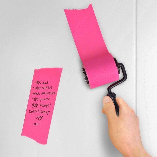 Or use this fluorescent note tape that you just can't miss.
