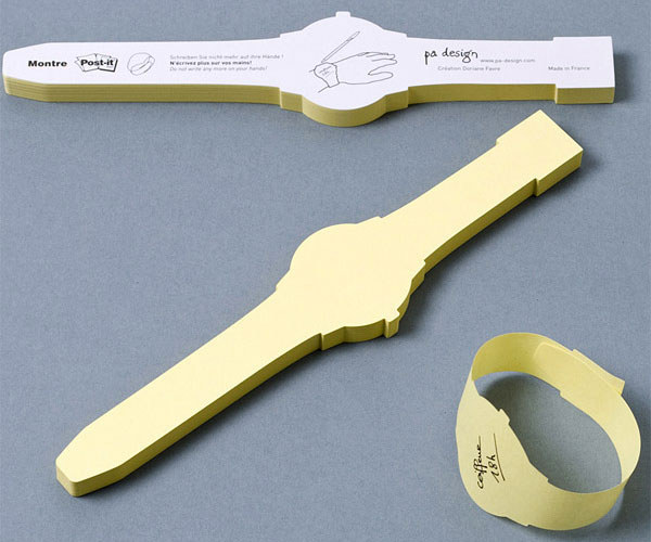 Keep your reminders right on your wrist with these unique Post-Its.