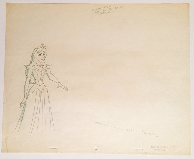 1959 Authentic Sleeping Beauty Drawing Production Cel, $2,000