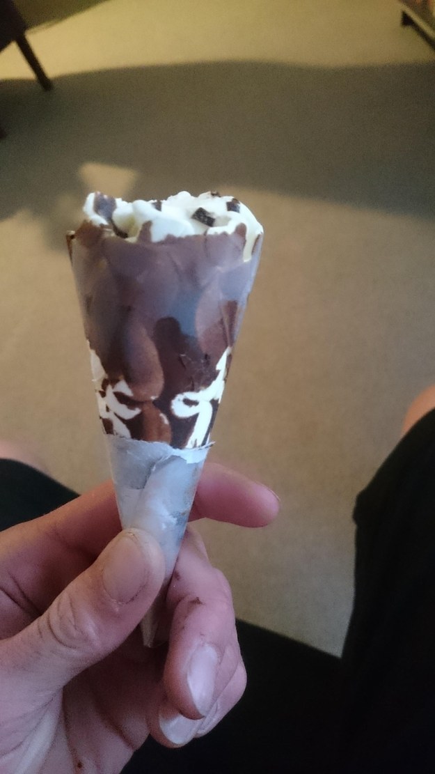 A Cornetto without the cone.