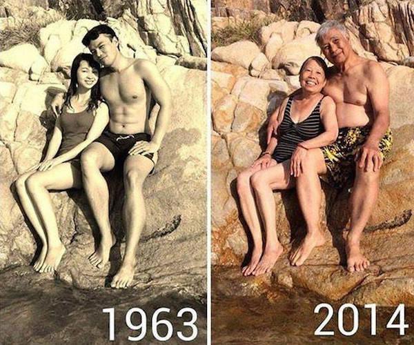 revealing snapshots that show how much really changes over time 640 46 Then and now snapshots show how much time can really change things (27 Photos)