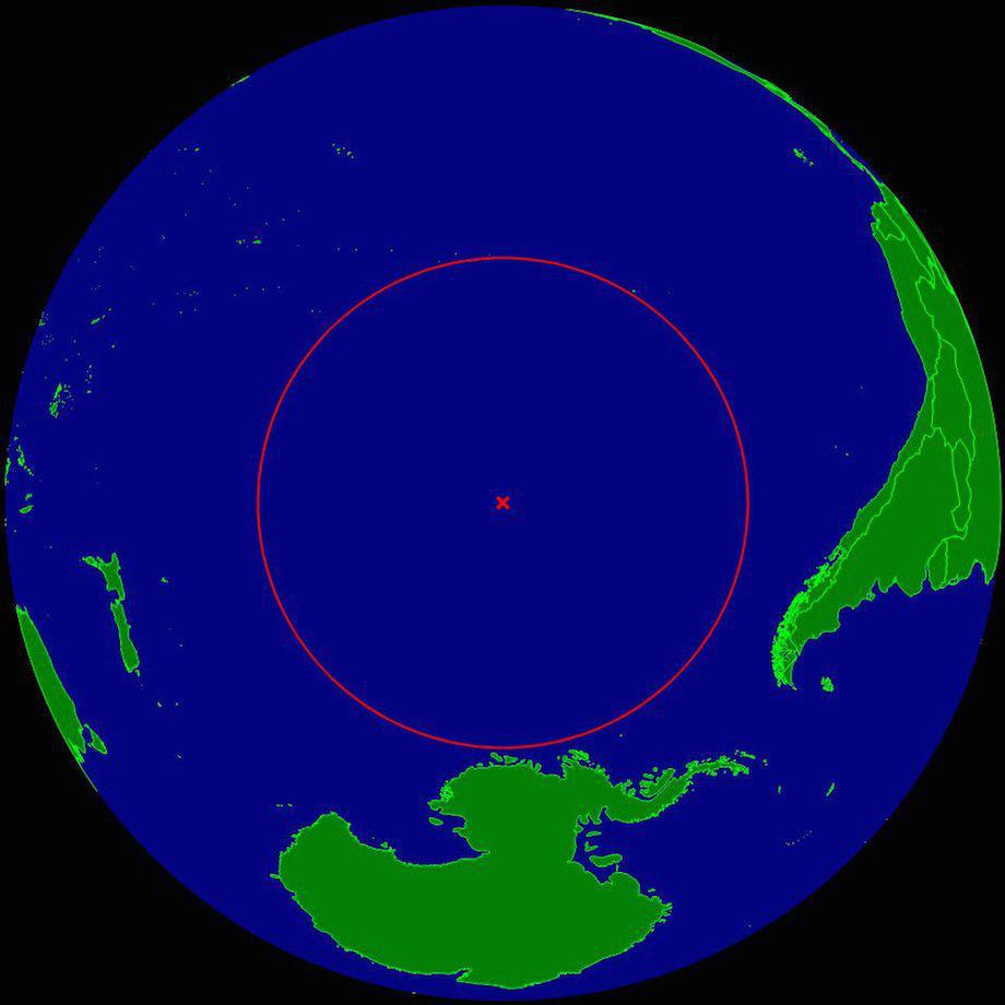 Point Nemo is the farthest plasce on Earth from land
