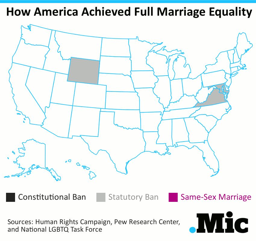 the history of same sex marriage in the us in a single gif 1 Some maps that will help you understand the world (16 Photos)