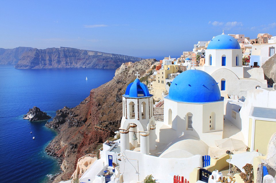 Whitewashed Santorini in Greece is picture-perfect and is unsurprisingly 18th on the list of the top 20 destinations