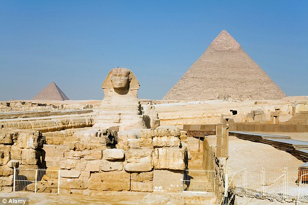 The original Sphinx in Cairo has lost much of its facial features over the millennia since its construction