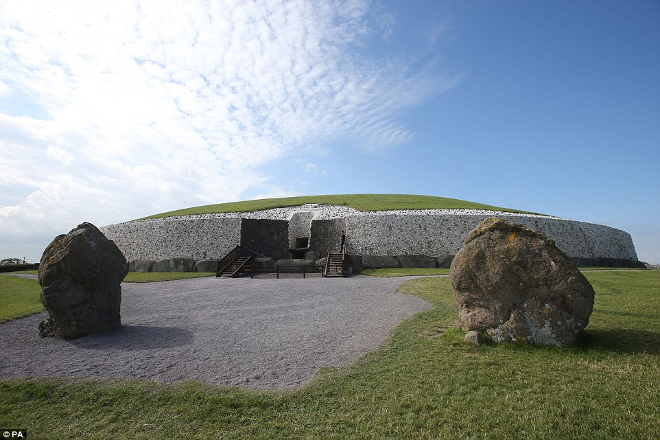 Bru na Boinne, the prehistoric monument and passage tombs at Knowth, Newgrange and Dowth, Co Meath, Ireland