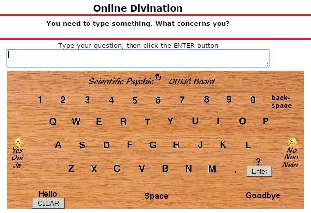 Online Divination