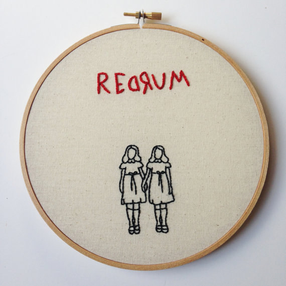 This Shining embroidery art because Danny Torrance is their spirit animal.