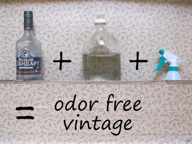 Spray clothes with vodka to reduce odor between washes.