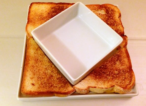 This perfectly arranged grilled cheese assortment is how all foods should be served.