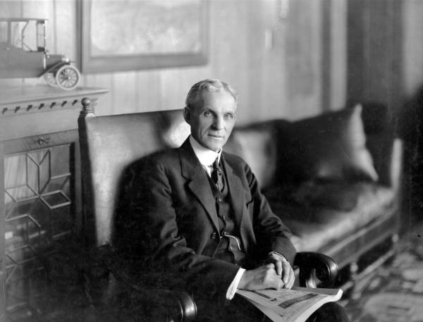 Henry Ford considered his body a machine and thought of eating as merely a practical activity. He experimented with eating wild weeds, collecting them from random places outside. They were usually lightly boiled or stewed, and he would eat them on sandwiches.