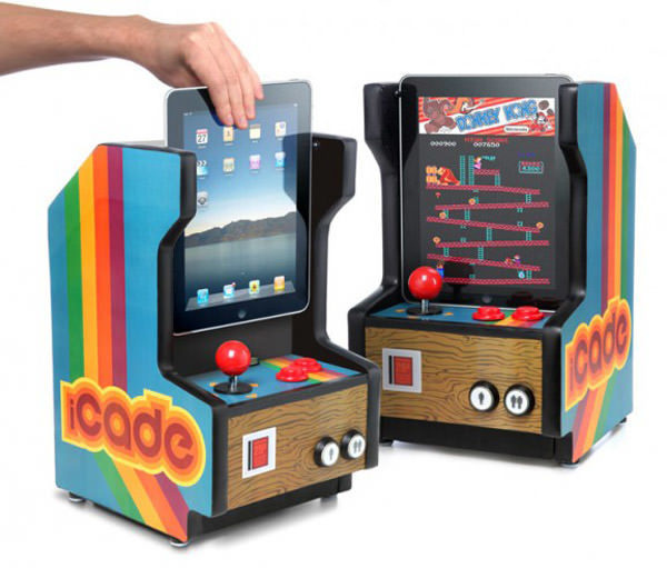 This iPad arcade cabinet  combines past awesomeness with current technology.