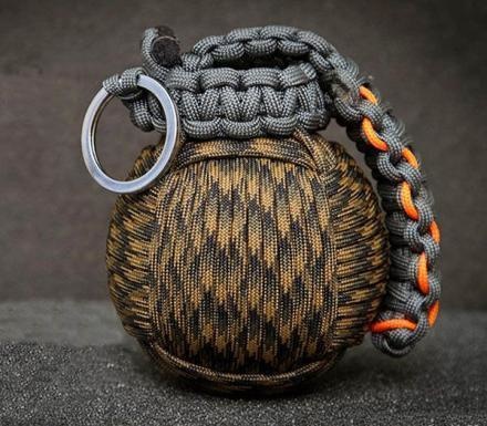 A grenade that deploys into a survival kit. 