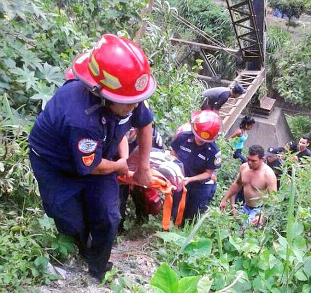 Critically injured: Angel lay hidden in thick foliage for three days until his father and search teams found him