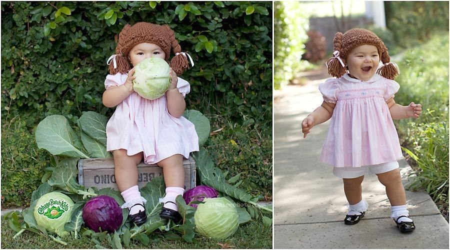 She turned herself into a Cabbage Patch Kid...