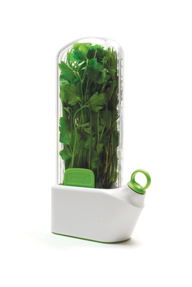 An herb saver that keeps your herbs fresh.