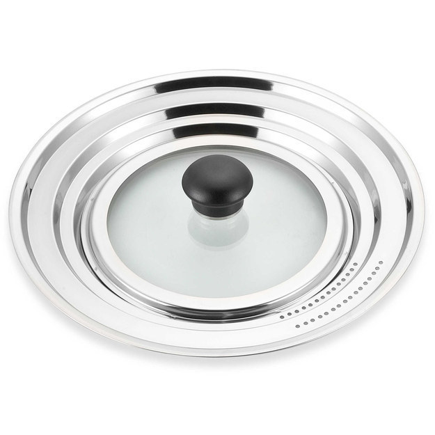 A universal pan lid that you can throw on top of any pot.